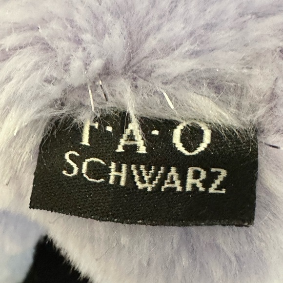 FAO Shwarz Sparklers Lavender Purple Teddy Bear Toy Gift New - Picture 11 of 12